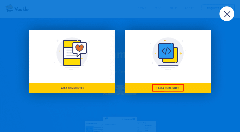 Login to Vuukle Admin Panel 02