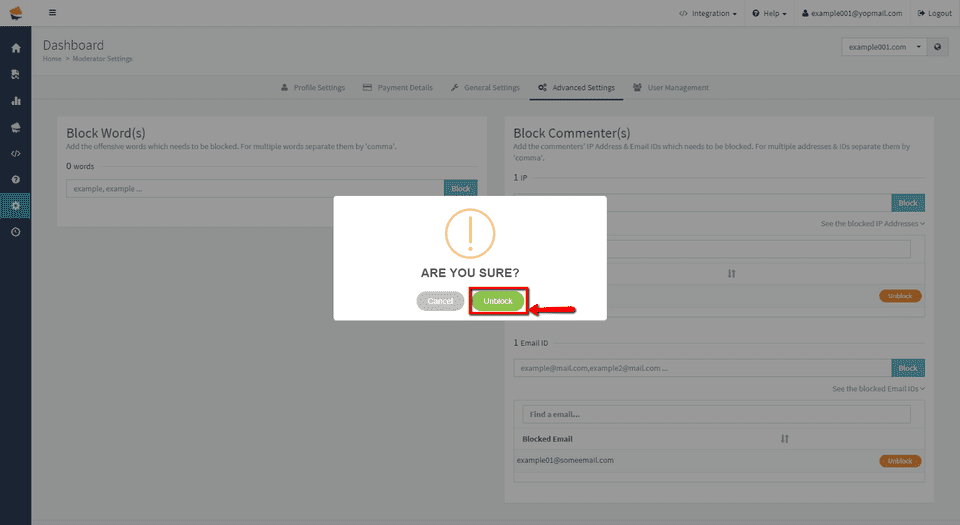 block specific IP 05