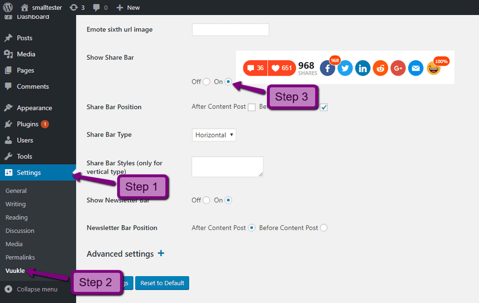 Enable PowerBar in WordPress