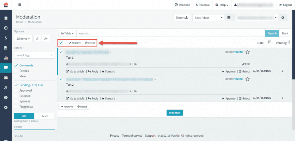 approve or reject comments 03
